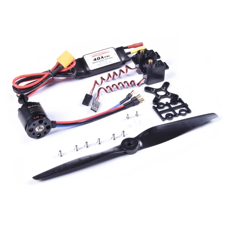 Sonicmodell AR Wing Pro Power Combo 2216 KV1400 бесщеточный двигатель и 40A ESC с 5 в 3 А BEC, 9g, металлический сервопривод и пропеллер 8050 8x5
Sonicmodell AR Wing Pro Power Combo 2216 KV1400 бесщеточный двигатель и 40A ESC с 5 в 3 А BEC, 9g, металлический сервопривод и пропеллер 8050 8x5