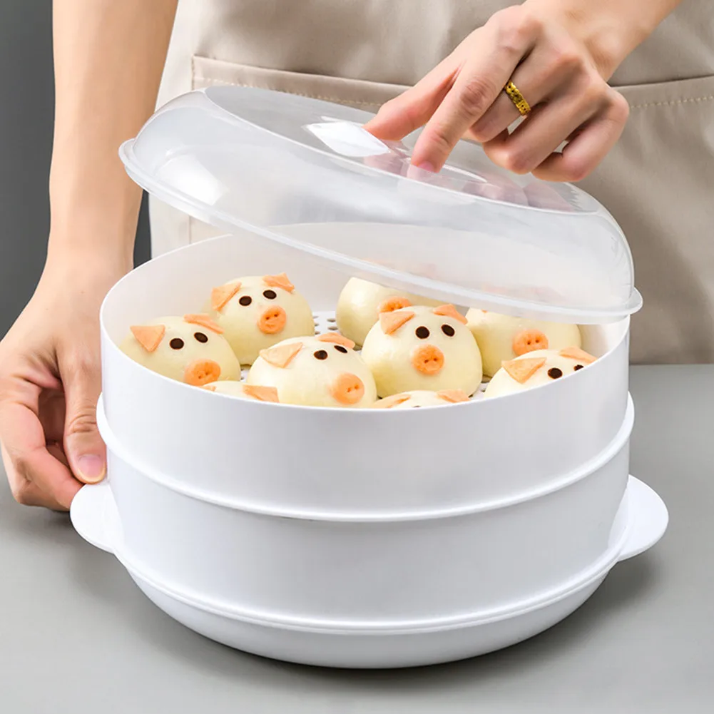 Double-ear Design Food Steamers Microwave Oven Special Steamer Steam Box Hot Steamed Bun Heating Container Outdoor Tableware
Double-ear Design Food Steamers Microwave Oven Special Steamer Steam Box Hot Steamed Bun Heating Container Outdoor Tableware