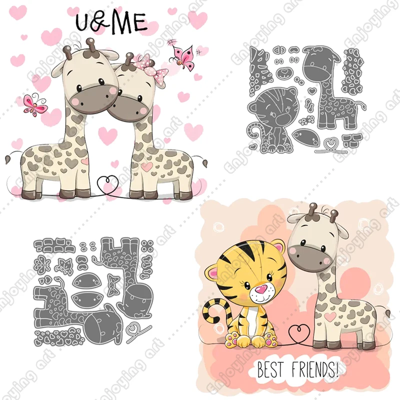 Giraffes And Tiger U&Me New Metal Cutting Dies Stencils for Scrapbooking Crafts Cut Mould Christmas Craft Card Birthday Card
Giraffes And Tiger U&Me New Metal Cutting Dies Stencils for Scrapbooking Crafts Cut Mould Christmas Craft Card Birthday Card