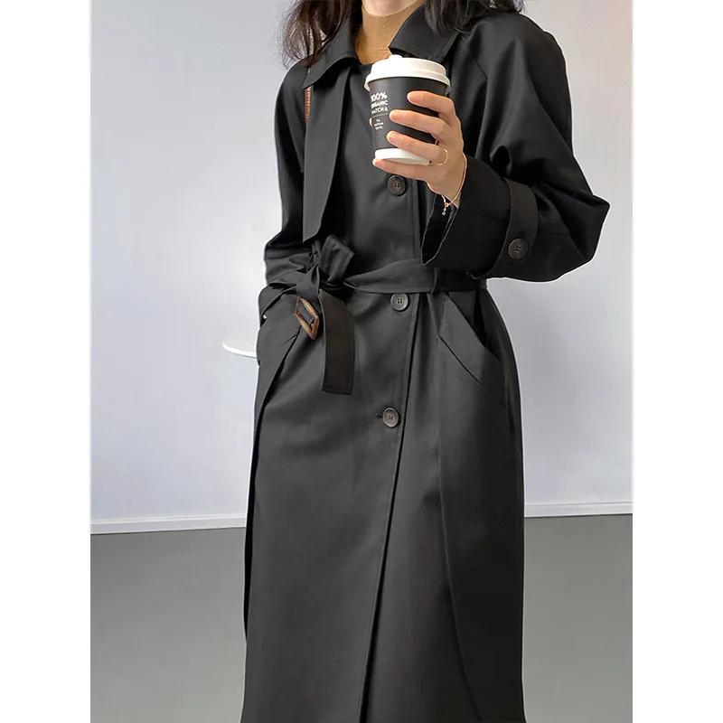 Autumn Long Sleeve Oversized Windbreaker Jacket Women's 2021 Single Breasted Loose Long Trench Coat 809
Autumn Long Sleeve Oversized Windbreaker Jacket Women's 2021 Single Breasted Loose Long Trench Coat 809