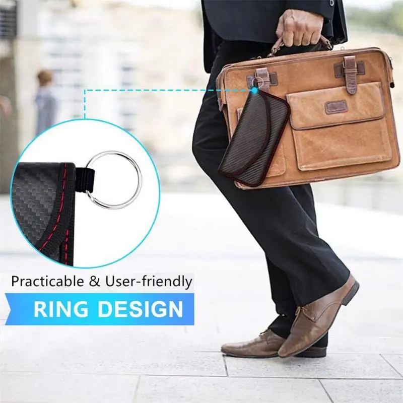New Car Signal Jamming Bag Signal Blocker Cage Auto Key Bag For Man Woman Key Storage Shielding Pouch Wallet Case
New Car Signal Jamming Bag Signal Blocker Cage Auto Key Bag For Man Woman Key Storage Shielding Pouch Wallet Case