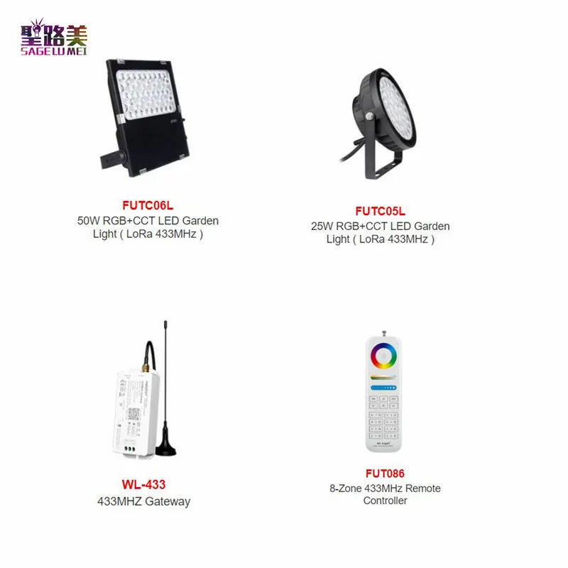 MiBoxer FUTC05L FUTC06L 25 Вт 50 RGB + CCT светодиодный садовый светильник IP66 водонепроницаемый