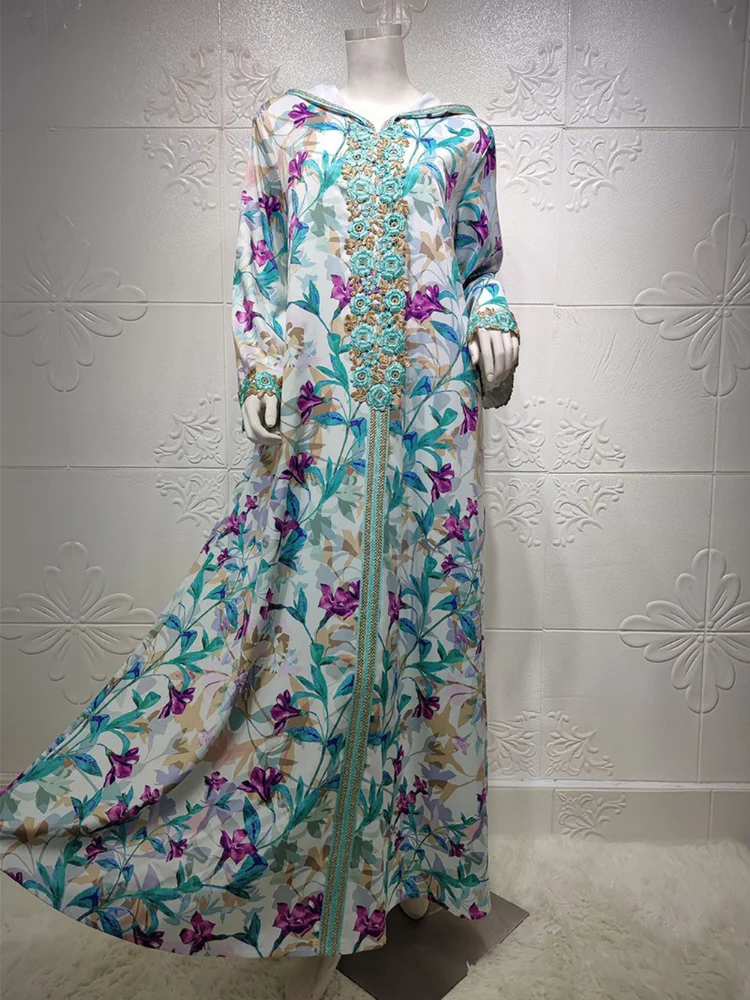 Hooded Abaya Dress for Women Ramadan Eid Muslim Dubai Jalabiya Moroccan Kaftan Oman Arabic Islamic Middle East Clothing Robe
Hooded Abaya Dress for Women Ramadan Eid Muslim Dubai Jalabiya Moroccan Kaftan Oman Arabic Islamic Middle East Clothing Robe
