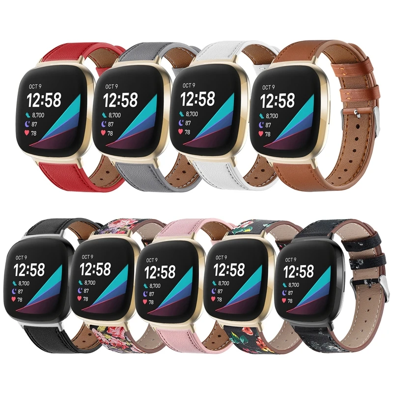 Durable Color PU Leather Wristband Watch Band Wrist Strap For -Fitbit Versa3/Sense Replacement Smart Watch Accessories
Durable Color PU Leather Wristband Watch Band Wrist Strap For -Fitbit Versa3/Sense Replacement Smart Watch Accessories
