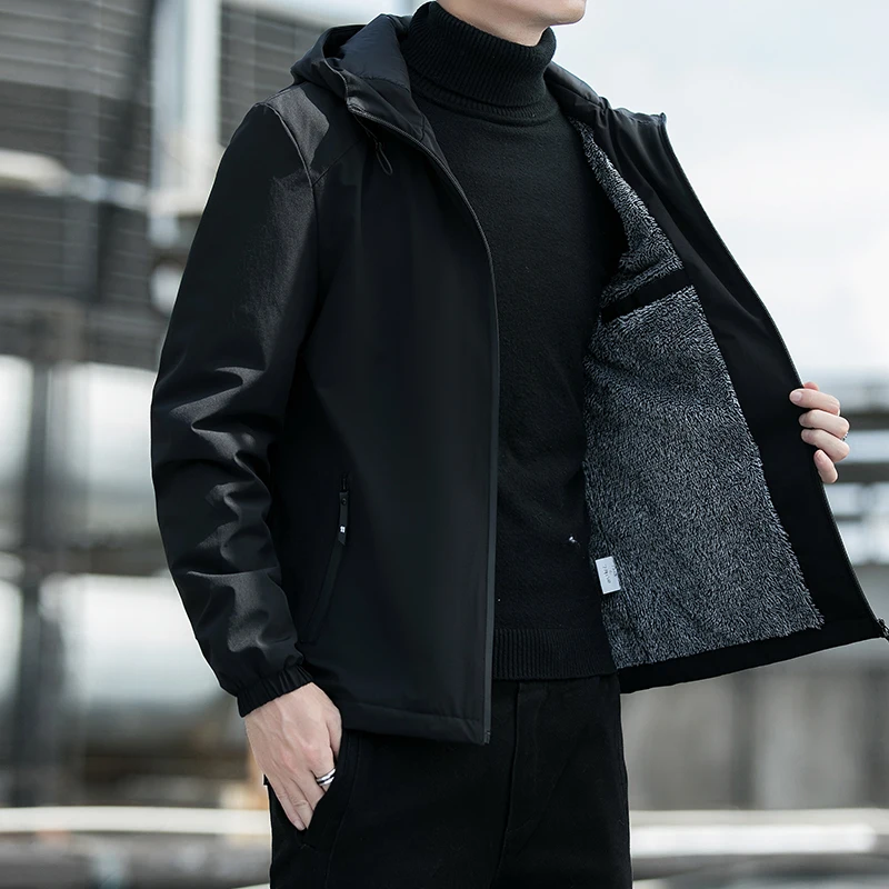 Coat Men Spring and Autumn New Korean Version of The Trend of Leisure and Velvet All-match Handsome Work Jacket Jacket M-4xl
Coat Men Spring and Autumn New Korean Version of The Trend of Leisure and Velvet All-match Handsome Work Jacket Jacket M-4xl
