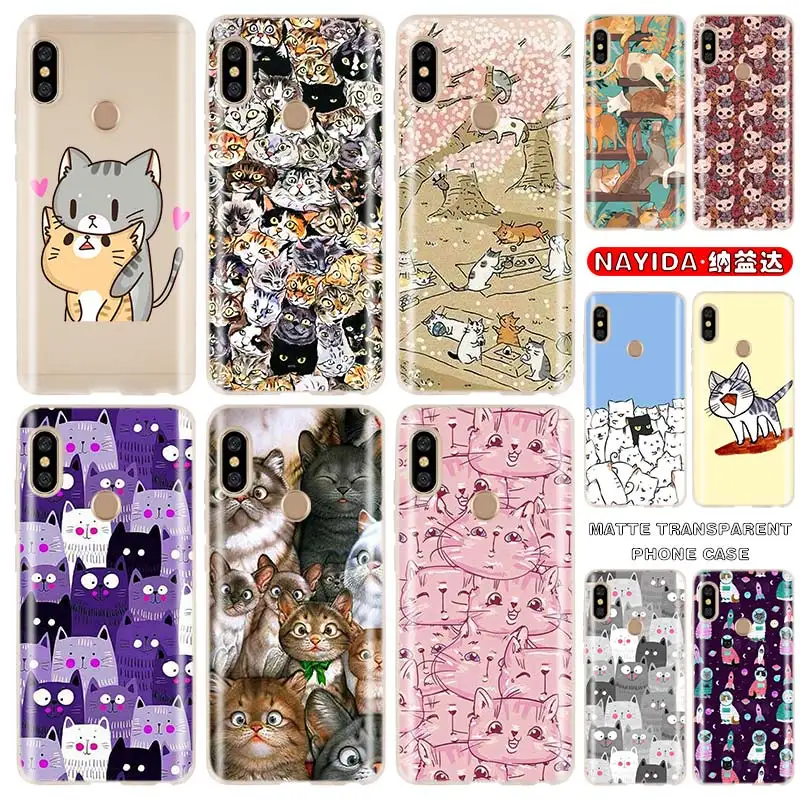 Silicone Case For Xiaomi Redmi 10 9a 7a 8a Note 10 9 8 7 Pro Max 10s 9s 8T Prime 9at 5G Fashion Cover Cartoon cute cat Fundas
Silicone Case For Xiaomi Redmi 10 9a 7a 8a Note 10 9 8 7 Pro Max 10s 9s 8T Prime 9at 5G Fashion Cover Cartoon cute cat Fundas