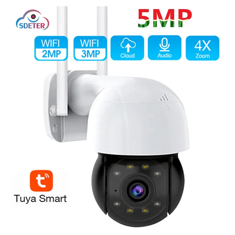 Беспроводная Wifi ip-камера sdever Tuya Smart 5MP, HD1080P, 3MP, наружная камера видеонаблюдения, 4X, цифровая зум ptz камера безопасности
Беспроводная Wifi ip-камера sdever Tuya Smart 5MP, HD1080P, 3MP, наружная камера видеонаблюдения, 4X, цифровая зум ptz камера безопасности