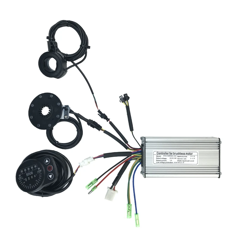 36V/48V 500W 22A Electric Bicycle Sine Wave Controller with KT 900S Display&Thumb Throttle and Sensor Ebike Accessories
36V/48V 500W 22A Electric Bicycle Sine Wave Controller with KT 900S Display&Thumb Throttle and Sensor Ebike Accessories