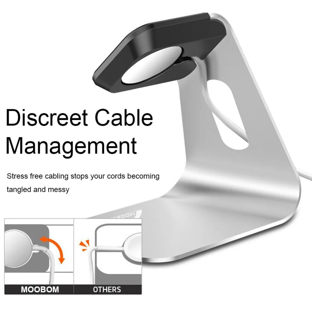 Desktop Aluminum Charging Stand Dock Station Bracket Cradle Stand Holder Charger For Apple Watch 38mm&42mm Charger
Desktop Aluminum Charging Stand Dock Station Bracket Cradle Stand Holder Charger For Apple Watch 38mm&42mm Charger