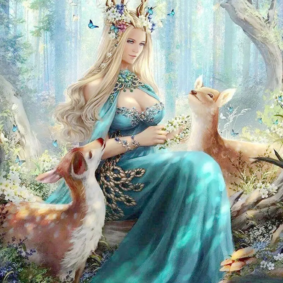 New 5D DIY Diamond Painting Full Square Round Diamond "Deer and Beauty" Mosaics Embroidered Home Decoration Mural Handmade Gift
New 5D DIY Diamond Painting Full Square Round Diamond "Deer and Beauty" Mosaics Embroidered Home Decoration Mural Handmade Gift