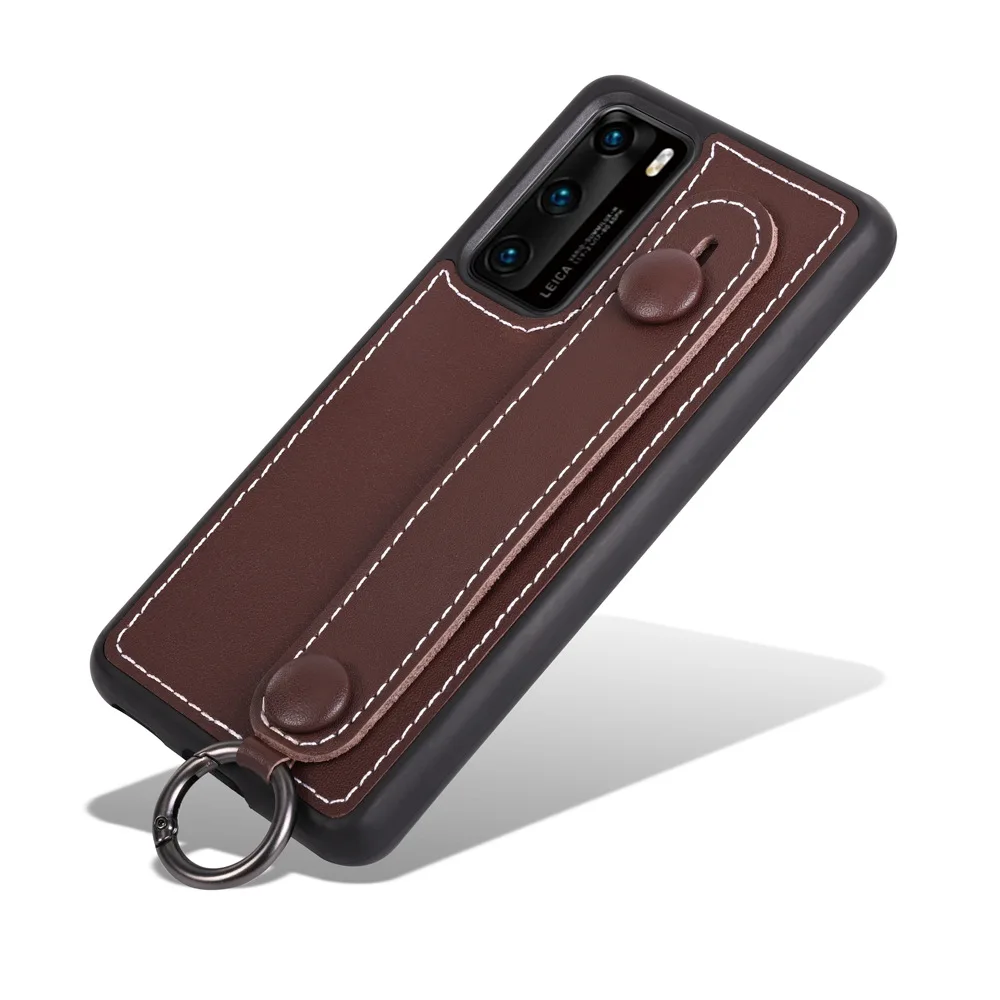 Huawei P40 Leather Phone Case Back Cover Leather Wrist Strap with Bracket P40pro Drop-Resistant Mobile Phone Protective Case
Huawei P40 Leather Phone Case Back Cover Leather Wrist Strap with Bracket P40pro Drop-Resistant Mobile Phone Protective Case