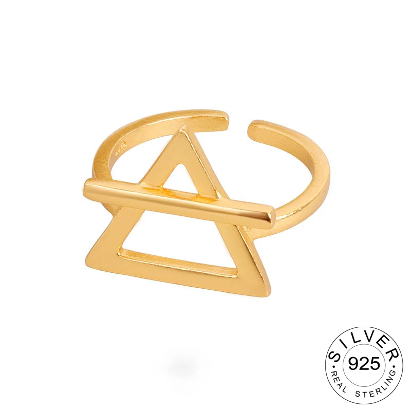 925 Sterling Silver Open Rings for Women Triangle Geometic Vintage Wedding Trendy Jewelry Large Adjustable Antique Anillos
925 Sterling Silver Open Rings for Women Triangle Geometic Vintage Wedding Trendy Jewelry Large Adjustable Antique Anillos