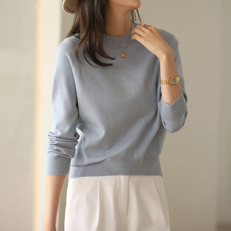 Pullover Sweater Knitted Women Winter 2020 O-neck Long Sleeve Korean Style Slim Vintage Lady Sweaters O-neck Harajuku Chic
Pullover Sweater Knitted Women Winter 2020 O-neck Long Sleeve Korean Style Slim Vintage Lady Sweaters O-neck Harajuku Chic