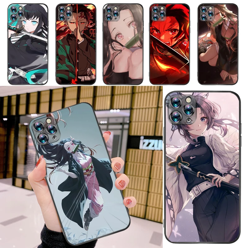 Demon Slayer Kamado Tanjirou Kamado Nezuko Kimetsu No Yaiba Agatsuma Zenitsu Phone Case For iPhone 11 Pro MAX Coque Back Cover
Demon Slayer Kamado Tanjirou Kamado Nezuko Kimetsu No Yaiba Agatsuma Zenitsu Phone Case For iPhone 11 Pro MAX Coque Back Cover