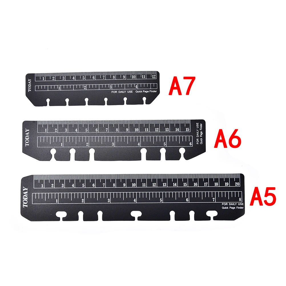 Black A5 A6 A76 Holes Spiral Planner Accessories Ruler Office School Stationery Drawing Supplies Binder Notebook Inner Rulers
Black A5 A6 A76 Holes Spiral Planner Accessories Ruler Office School Stationery Drawing Supplies Binder Notebook Inner Rulers