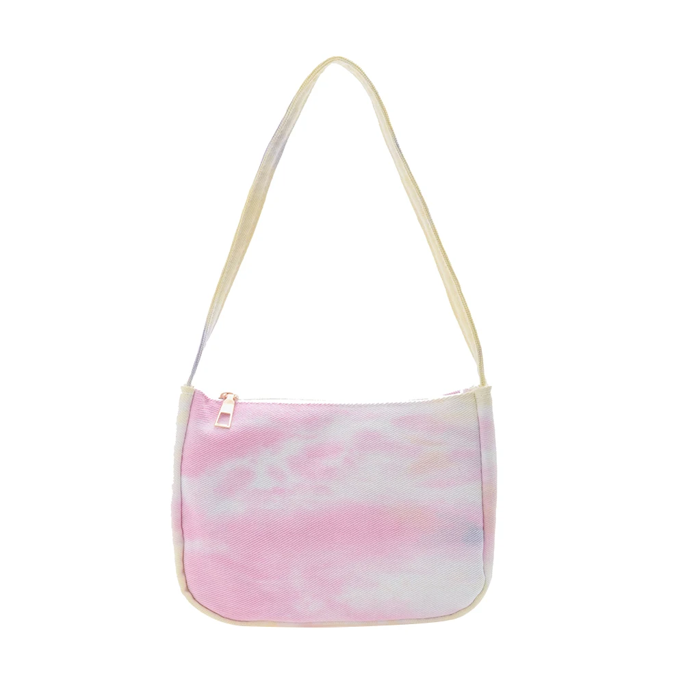 Tie-dyed Handbag Color Splicing Printing Underarm Bag PU Fashion Shoulder Bag Popular Simple Female Daily Bag
Tie-dyed Handbag Color Splicing Printing Underarm Bag PU Fashion Shoulder Bag Popular Simple Female Daily Bag