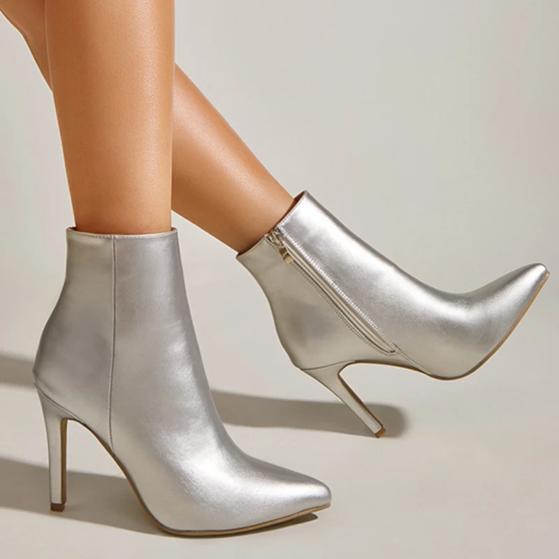 Big Size Women Ankle Short Modern Boots Autumn Winter 2021 Female Pointed Toe High Heels Zipper Shoes Ladies Chelsea Boots
Big Size Women Ankle Short Modern Boots Autumn Winter 2021 Female Pointed Toe High Heels Zipper Shoes Ladies Chelsea Boots