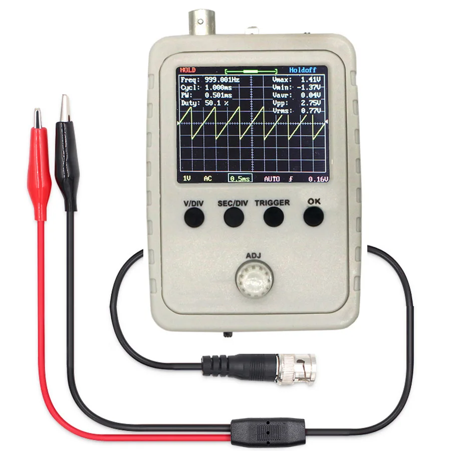 DSO цифровой корпус STM32 Осциллограф 150 полностью собранный с крокодиловым зажимом