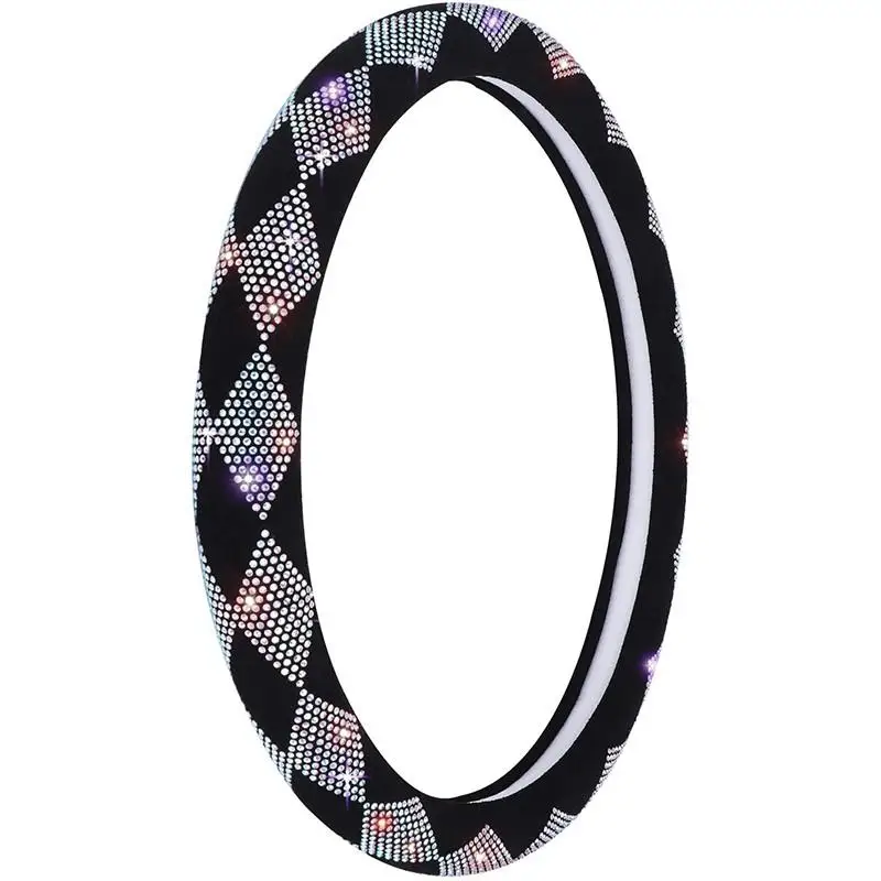 Car Steering Wheel Gear Handbrake Crystal Sparkled Diamond Cover Pu Leather Skidproof Bling Nonslip Cover
Car Steering Wheel Gear Handbrake Crystal Sparkled Diamond Cover Pu Leather Skidproof Bling Nonslip Cover