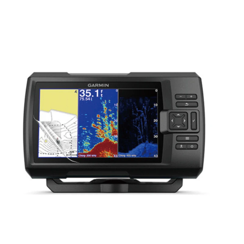 2 x PET прозрачная защитная пленка для экрана Защитная Garmin Striker Plus 7cv/7dv/7sv Fishfinder