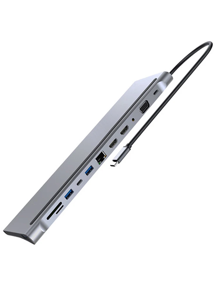 12 In 1 Multiple Ports USB C Hub Adapter Dongle Docking Station For MacBook Air Pro With 4K 60Hz HDMI-compatible
12 In 1 Multiple Ports USB C Hub Adapter Dongle Docking Station For MacBook Air Pro With 4K 60Hz HDMI-compatible
