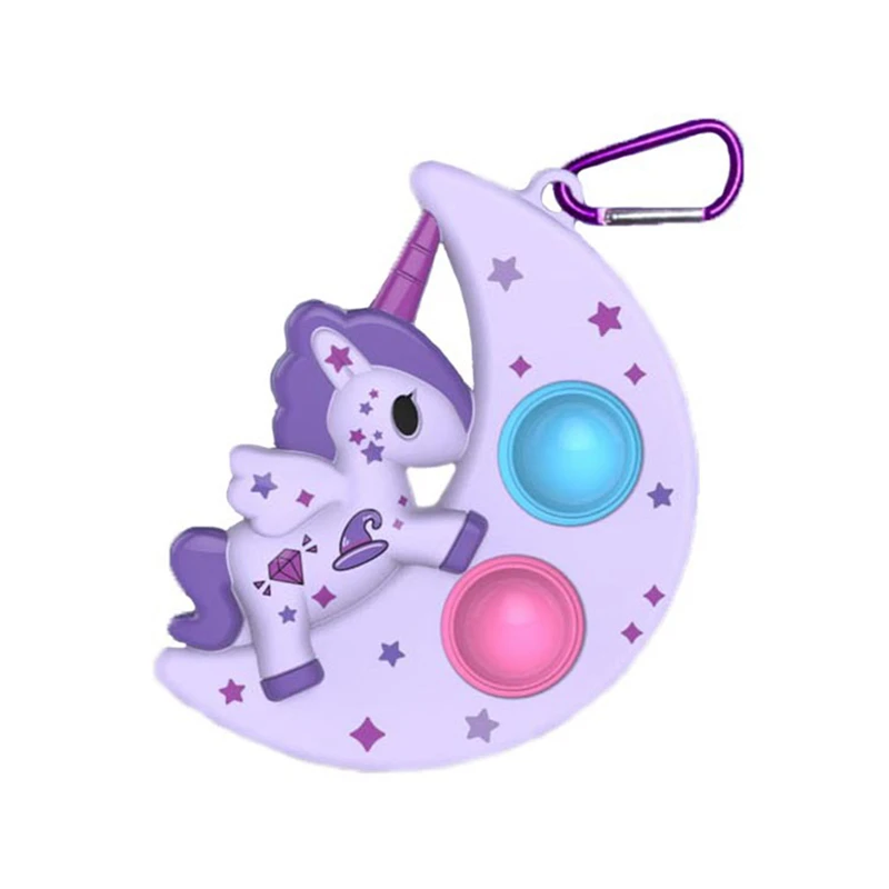 1 Pc Unicorn Fingertip Bubble Music Single Finger Bubble Decompression Keychain Sensory Toys Interactive Games Puzzle
1 Pc Unicorn Fingertip Bubble Music Single Finger Bubble Decompression Keychain Sensory Toys Interactive Games Puzzle