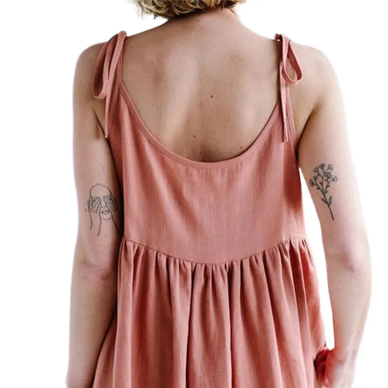 2020 Women Summer Dress Striped Lace Up Bow Dress Casual Loose Sundress Sleeveless High Waist Street Dresses For Women Girl
2020 Women Summer Dress Striped Lace Up Bow Dress Casual Loose Sundress Sleeveless High Waist Street Dresses For Women Girl