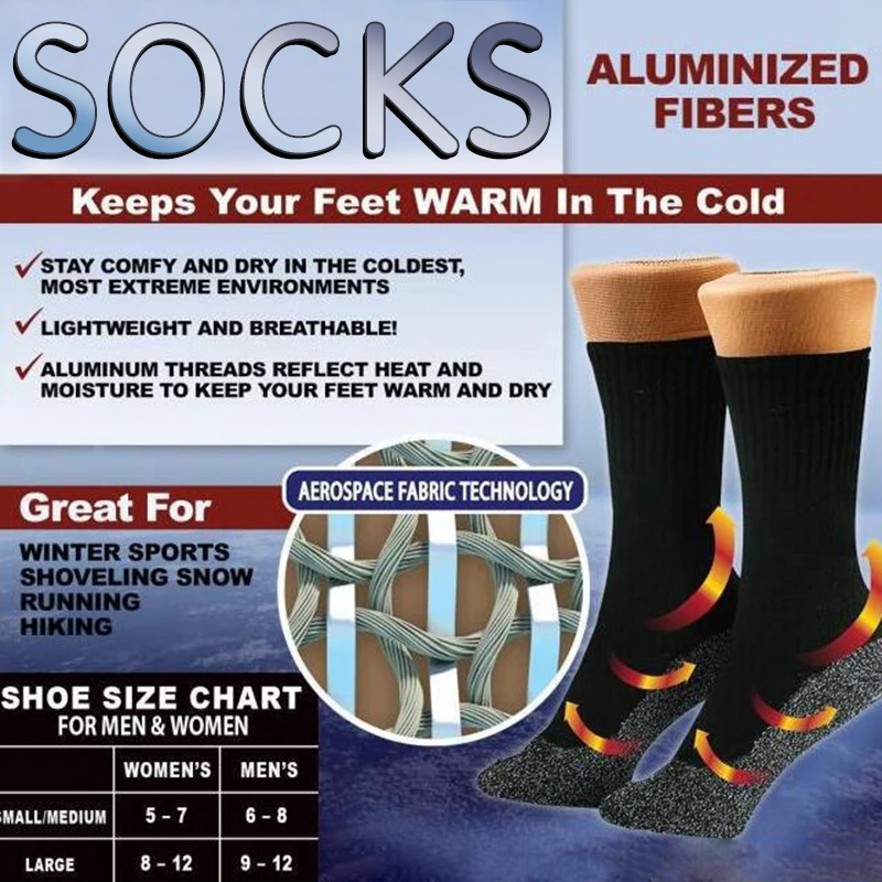 Winter Self Heating Socks Heat Socks Unisex Thermal Socks For Outdoor Hiking Riding Skiing Sports Socks Winter Stockings
Winter Self Heating Socks Heat Socks Unisex Thermal Socks For Outdoor Hiking Riding Skiing Sports Socks Winter Stockings
