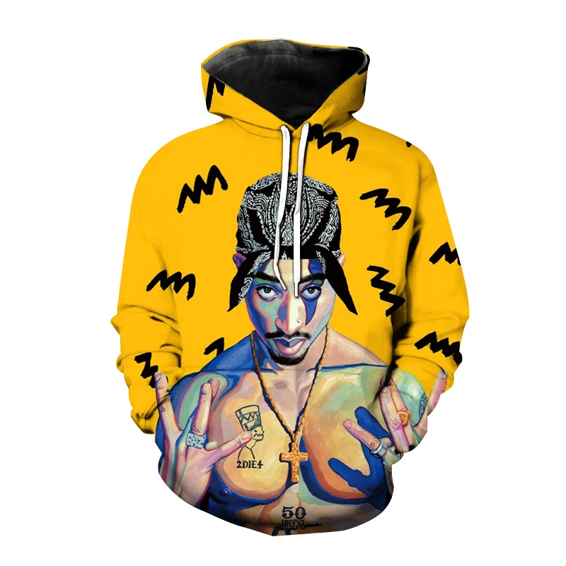 2021 3D Print Hoodies Hip Hop Rapper Streetwear Men Women Fashion Hooded Sweatshirt Pullover Hoodie Trendy Tupac Tops Coats Male
2021 3D Print Hoodies Hip Hop Rapper Streetwear Men Women Fashion Hooded Sweatshirt Pullover Hoodie Trendy Tupac Tops Coats Male
