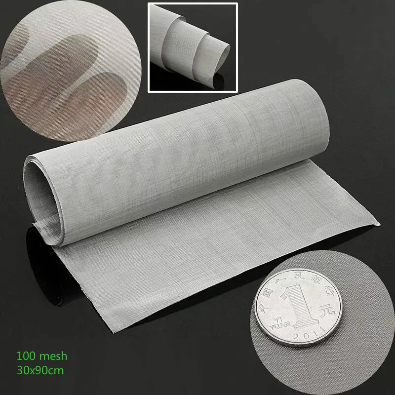 1 piece of 304 stainless steel 30x90cm 100 mesh woven mesh cloth screen filter plate new heavy-duty screen dry type
1 piece of 304 stainless steel 30x90cm 100 mesh woven mesh cloth screen filter plate new heavy-duty screen dry type