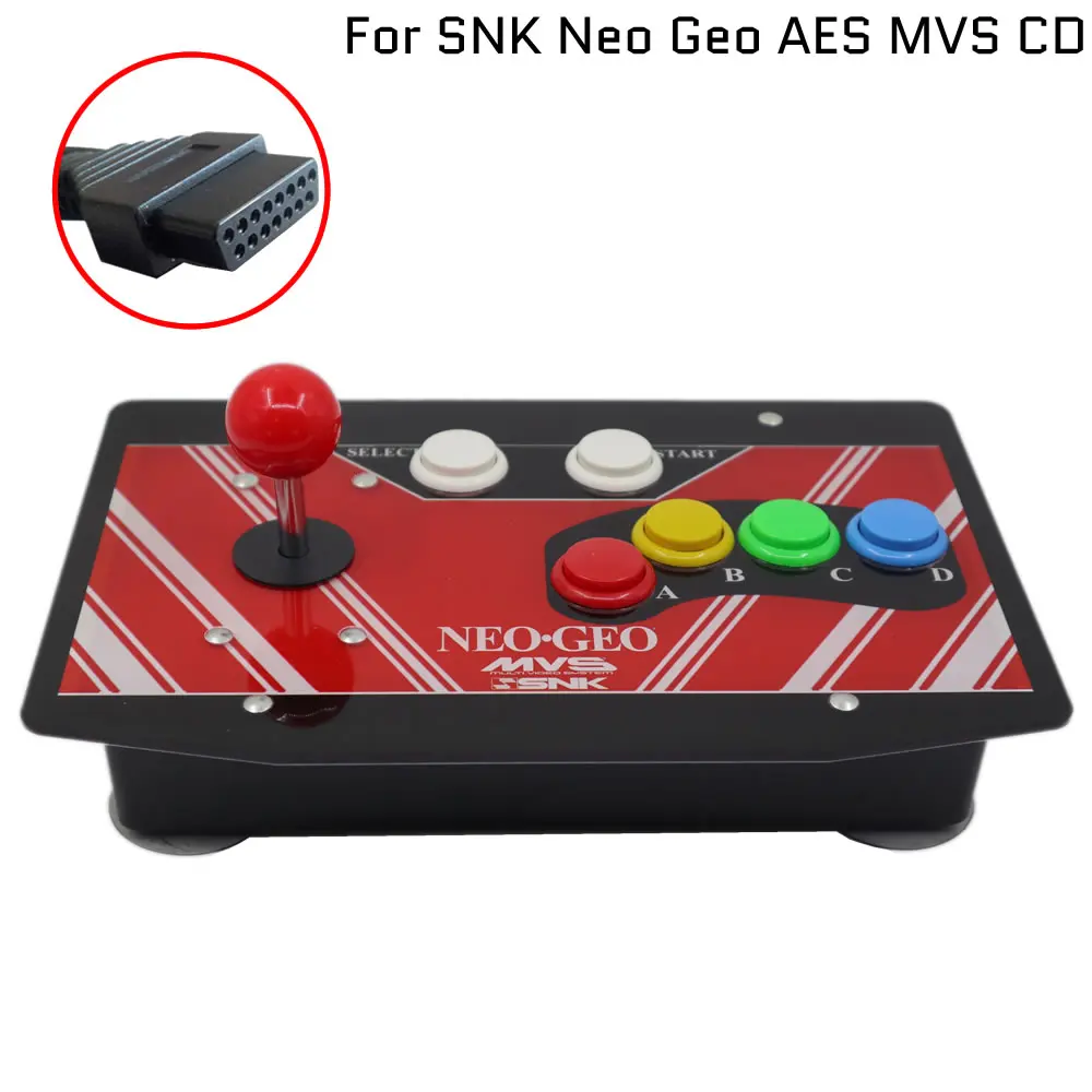 RAC-J200S 6 кнопок 15Pin аркадный джойстик контроллер для SNK Neo Geo AES MVS CD | Электроника
