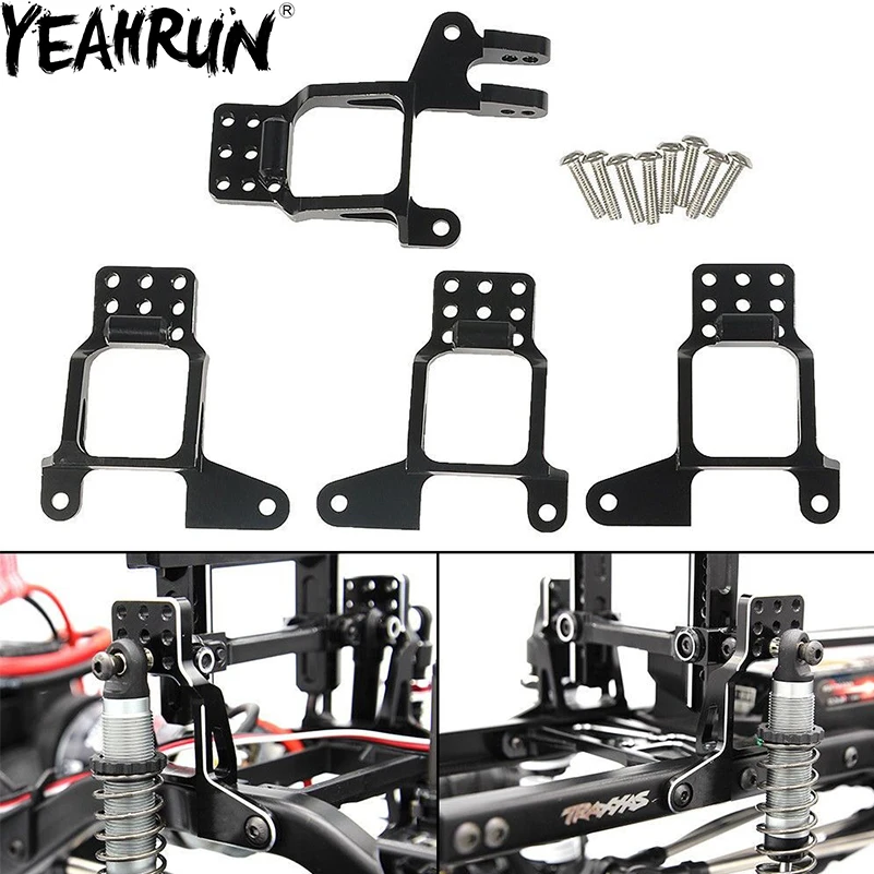 YEAHRUN 4 шт. RC автомобиль с ЧПУ Алюминий амортизаторы башни крепление для 1/10 RC Гусеничный TRX-4 TRX4 обновленные аксессуары
YEAHRUN 4 шт. RC автомобиль с ЧПУ Алюминий амортизаторы башни крепление для 1/10 RC Гусеничный TRX-4 TRX4 обновленные аксессуары