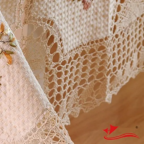 Designer 100% Handmade Crochet Tablecloth,Elegant European Rustic Floral Table Decoration,Cotton Linen Hollow Out Table Cloth
Designer 100% Handmade Crochet Tablecloth,Elegant European Rustic Floral Table Decoration,Cotton Linen Hollow Out Table Cloth