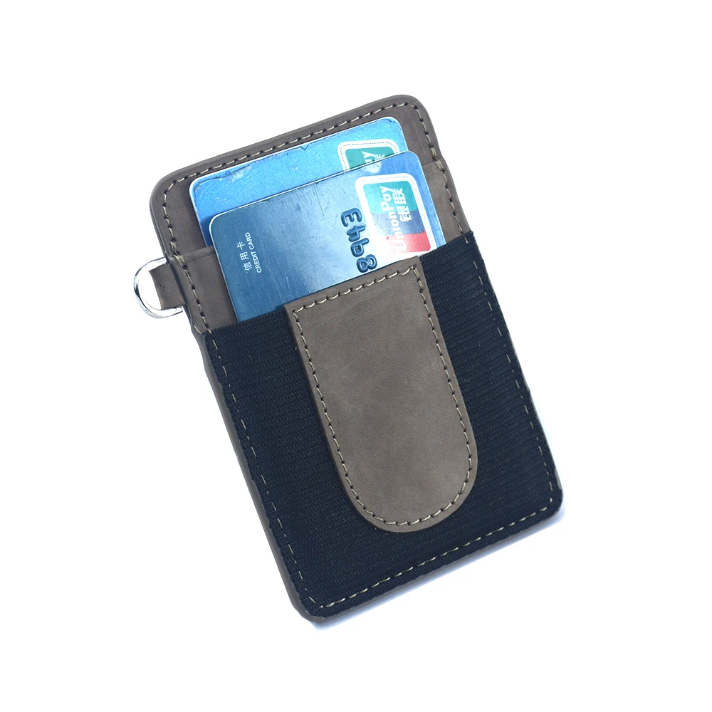 Minimalist RFID Blocking Front Pocket Mens Wallets Genuine Leather Elastic Card Holder Wallet For Men and Women
Minimalist RFID Blocking Front Pocket Mens Wallets Genuine Leather Elastic Card Holder Wallet For Men and Women