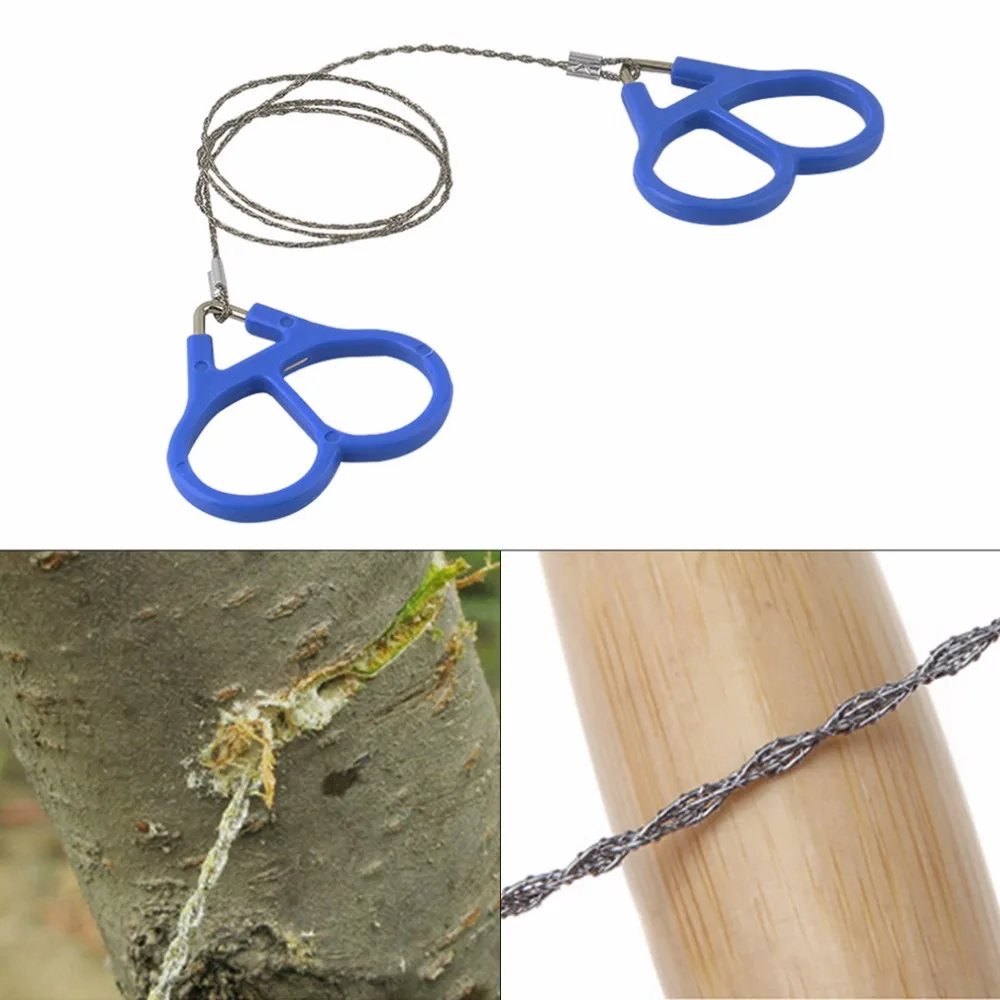 Outdoor Wire Saw Emergency Survival Gear Steel Travel Tool Saw Ring Scroll Camping Hiking Hunting Climbing Hand Steel Rope Chain
Outdoor Wire Saw Emergency Survival Gear Steel Travel Tool Saw Ring Scroll Camping Hiking Hunting Climbing Hand Steel Rope Chain