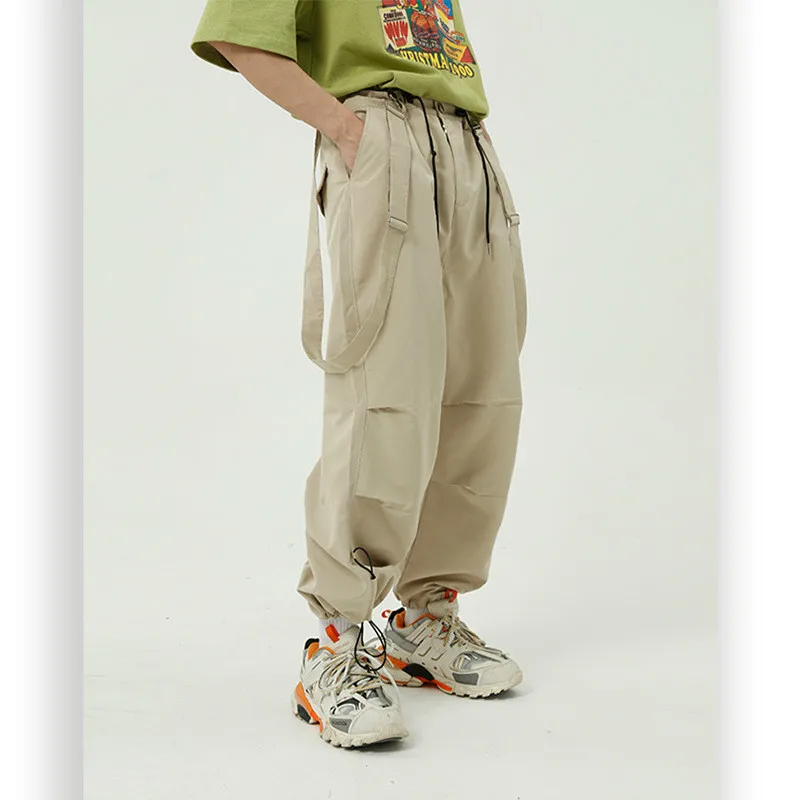 Men New Casual Cargo Pants Male Women Unisex Drawstring Hem Streetwear Hip Hop Bib Pant Overalls Zipper Fly Full Length Straight
Men New Casual Cargo Pants Male Women Unisex Drawstring Hem Streetwear Hip Hop Bib Pant Overalls Zipper Fly Full Length Straight