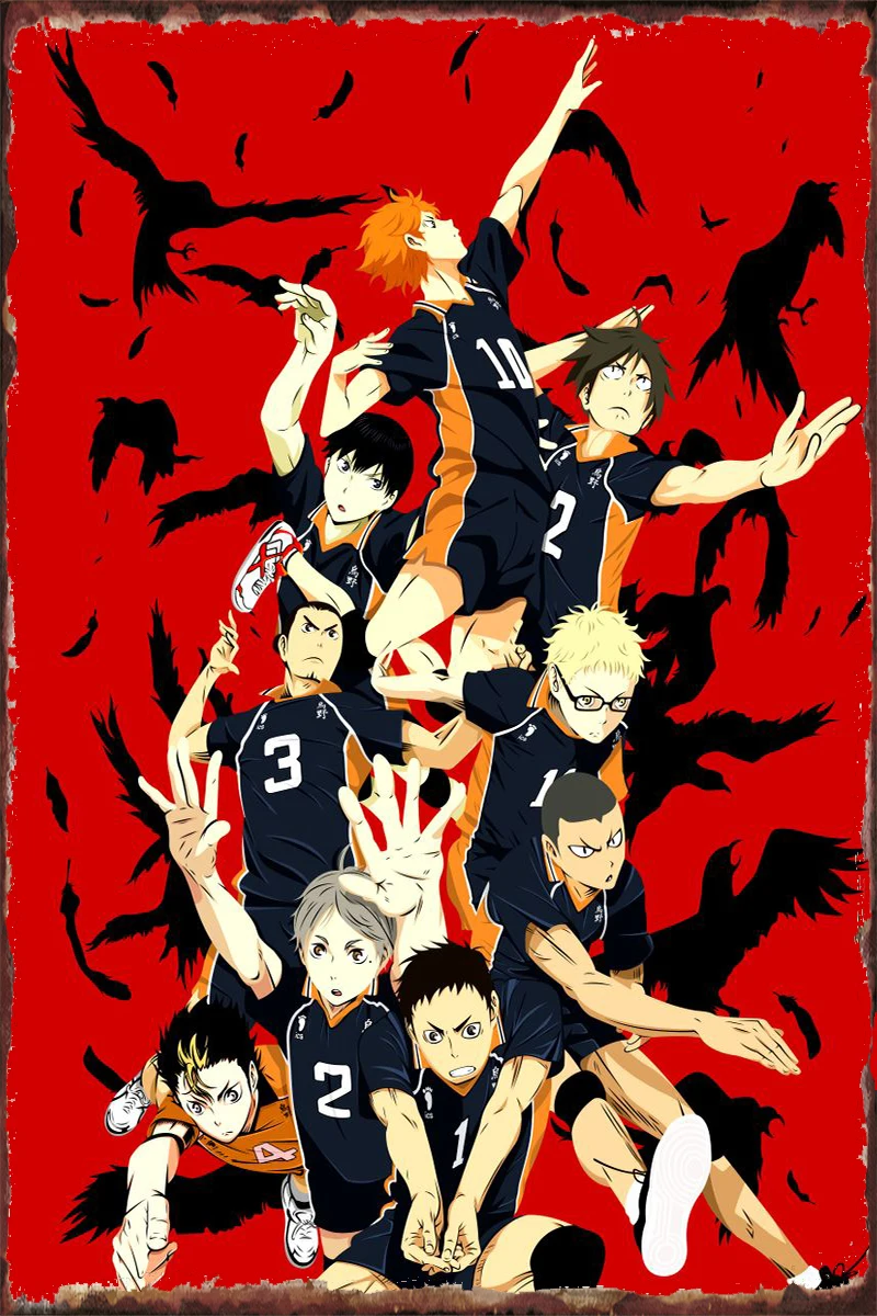 Anime Haikyuu Karasuno Vintage Metal Sign Tin Sign Tin Plates Wall Decor Room Decoration Retro For Man Cave Cafe Pub Home Club
Anime Haikyuu Karasuno Vintage Metal Sign Tin Sign Tin Plates Wall Decor Room Decoration Retro For Man Cave Cafe Pub Home Club