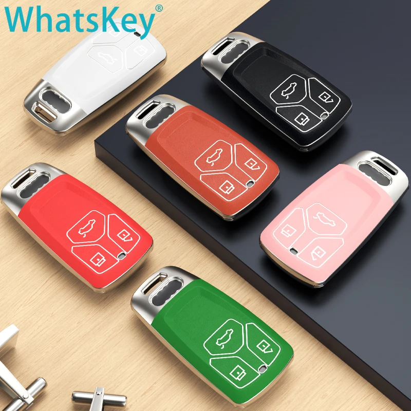 Top Quality Soft TPU Remote Car Key Accessories Protective Cover For Audi A1 A3 A4 A6 Q3 Q5 Q7 TT 3 Buttons Key Case
Top Quality Soft TPU Remote Car Key Accessories Protective Cover For Audi A1 A3 A4 A6 Q3 Q5 Q7 TT 3 Buttons Key Case