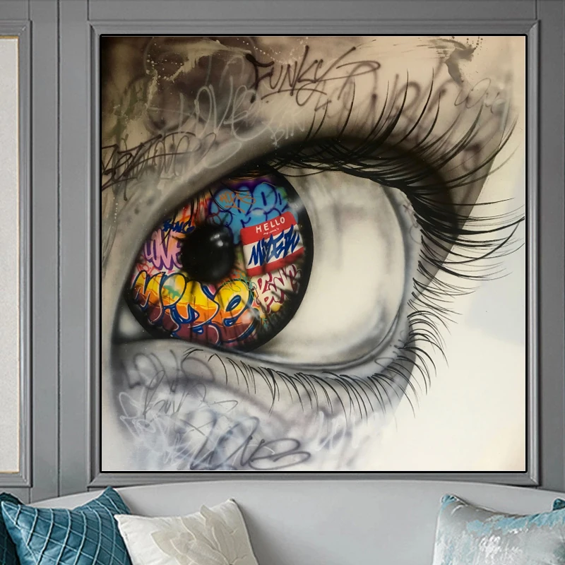 Nordic abstract art painting beautiful eyes canvas painting posters and prints home wall background decorative painting
Nordic abstract art painting beautiful eyes canvas painting posters and prints home wall background decorative painting