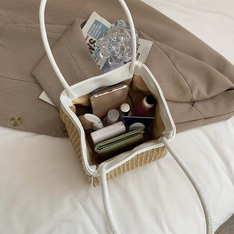 Small Straw Bucket Bags for Women Summer Trend Weave Composite Bag Beach Travel Handbag Female 2 Pieces Set Rattan Shoulder Bag
Small Straw Bucket Bags for Women Summer Trend Weave Composite Bag Beach Travel Handbag Female 2 Pieces Set Rattan Shoulder Bag