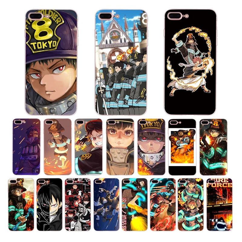 HOUSTMUST anime Fire Force Soft phone case for iphone 7 6s 8 6 plus cover x xr xs max 5s 5 se cartoon silicone shell Coque Funda
HOUSTMUST anime Fire Force Soft phone case for iphone 7 6s 8 6 plus cover x xr xs max 5s 5 se cartoon silicone shell Coque Funda