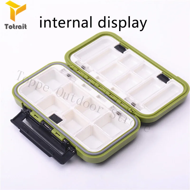 TOtrait Fishing Tackle Box Waterproof Double Side Bait Lure Hooks Storage Boxes Carp Fly Fishing Accessories S M L size
TOtrait Fishing Tackle Box Waterproof Double Side Bait Lure Hooks Storage Boxes Carp Fly Fishing Accessories S M L size
