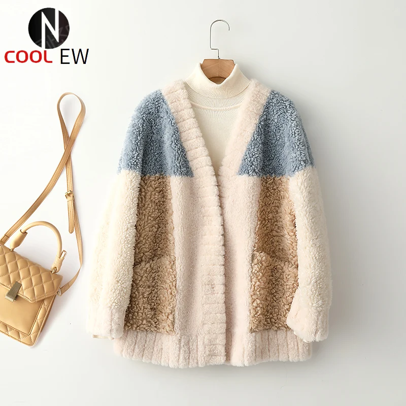 Ptslan 2021 Women's Original Wool Outerwear Winter New fashion Good Quality Patch Pocket Female Original Wool CoatP7619
Ptslan 2021 Women's Original Wool Outerwear Winter New fashion Good Quality Patch Pocket Female Original Wool CoatP7619