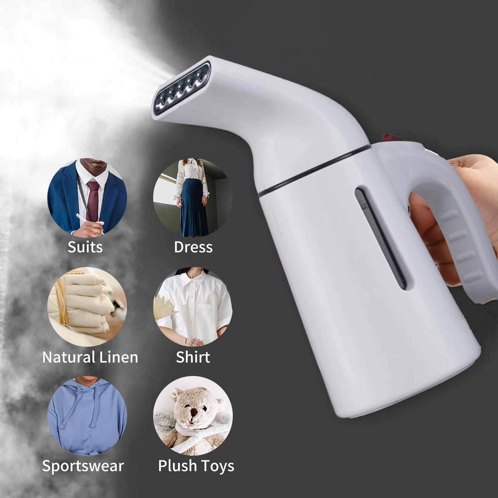 700W Portable Steam Iron Home Electric Steam Iron Hanging Ironing Wrinkles Removing Lightweight Steamer For Home Office Travel
700W Portable Steam Iron Home Electric Steam Iron Hanging Ironing Wrinkles Removing Lightweight Steamer For Home Office Travel