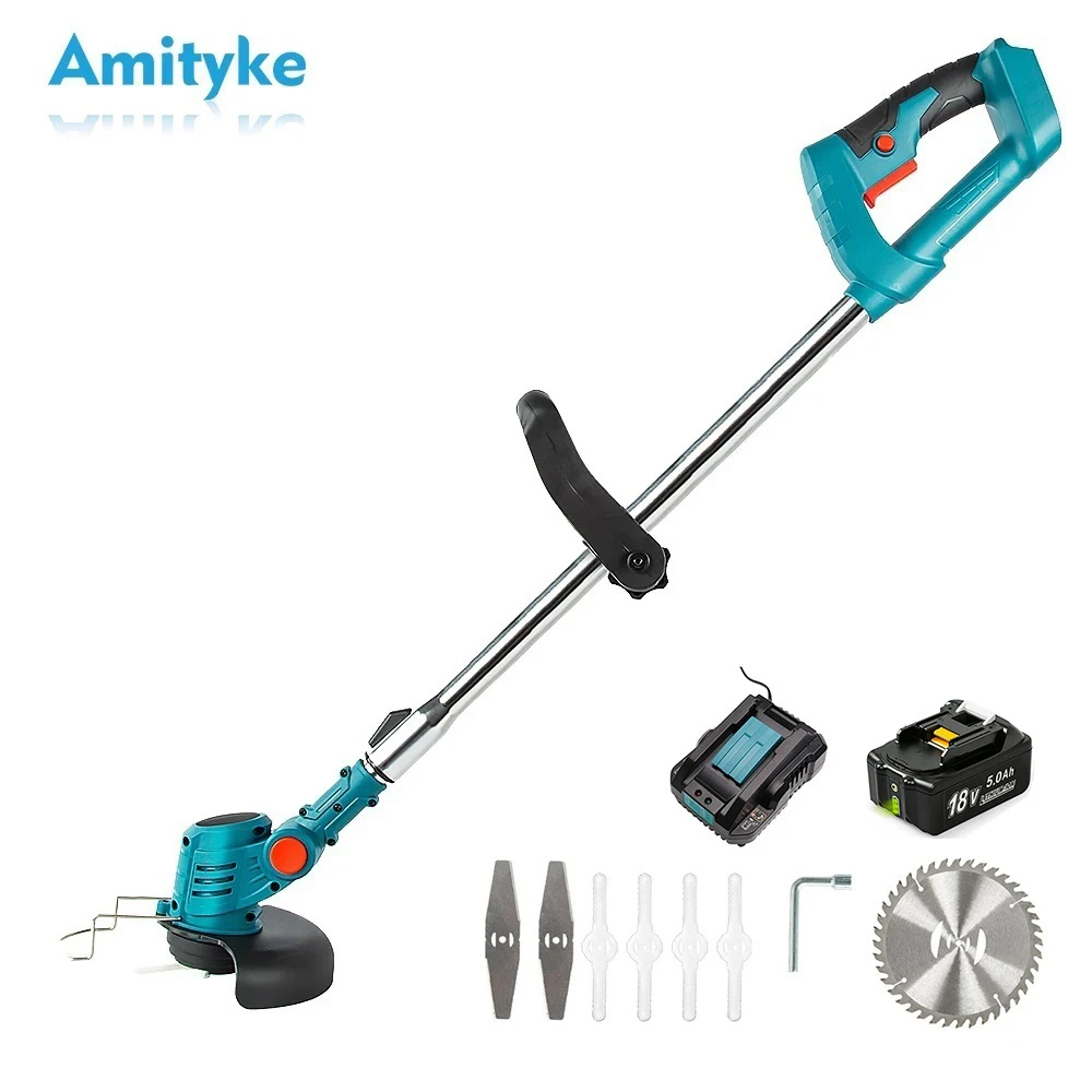 Electric Grass Trimmer Tool Set for Makita 18V Lawn Mower Cordless Li-Ion Auto Release String Cutter Power Household Garden Tool
Electric Grass Trimmer Tool Set for Makita 18V Lawn Mower Cordless Li-Ion Auto Release String Cutter Power Household Garden Tool