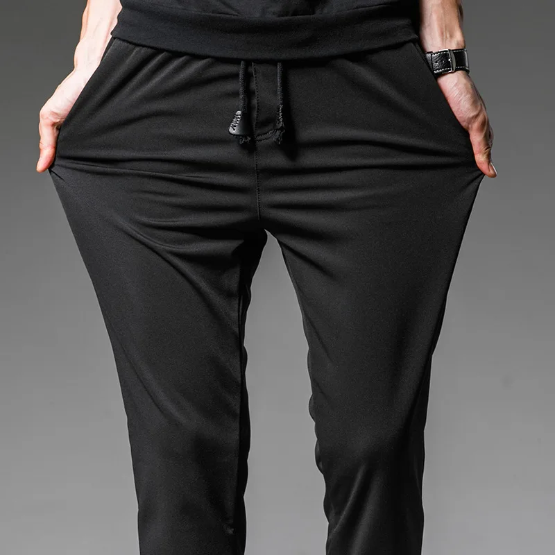 Осенние мужские модные повседневные/трендовые облегающие Слаксы 
Осенние мужские модные повседневные/трендовые облегающие Слаксы