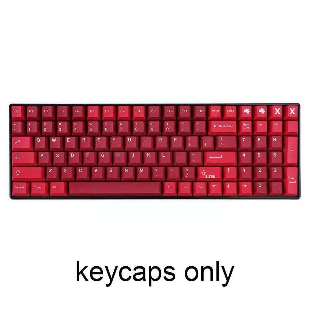 129- Dye-sub Pbt Cap For Profile For Mx Switch Mechanical Board Red Series Caps W1u5
129- Dye-sub Pbt Cap For Profile For Mx Switch Mechanical Board Red Series Caps W1u5