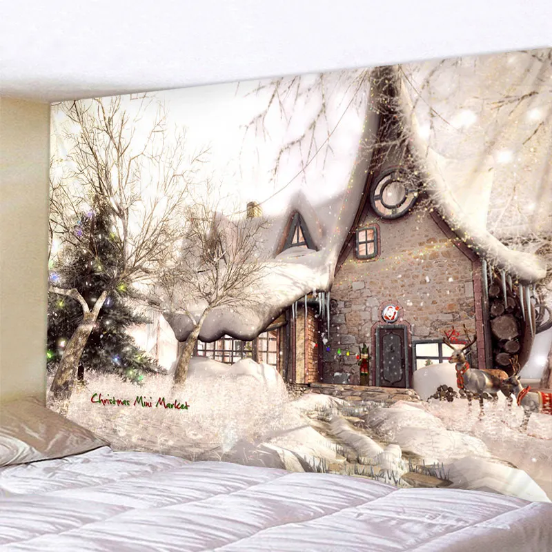 Christmas house Art Home Wall Hanging Tapestry Wall Ornamentation Christmas Wall Decor High Quality Tapestry Home Decor
Christmas house Art Home Wall Hanging Tapestry Wall Ornamentation Christmas Wall Decor High Quality Tapestry Home Decor
