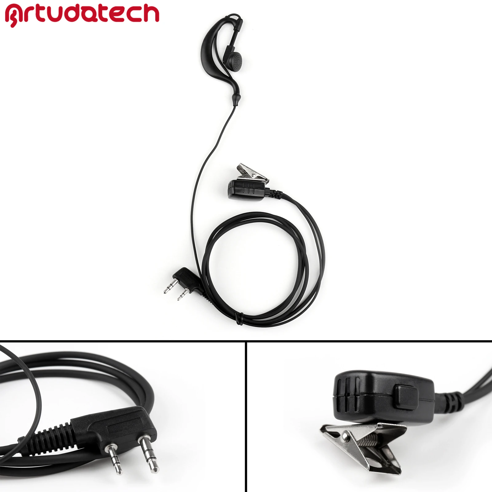 Artudatech 2Pin Headset Earpiece Mic For HYT TYT BAofENG UV5R 888S KENWOOD TH D7 F6 22
Artudatech 2Pin Headset Earpiece Mic For HYT TYT BAofENG UV5R 888S KENWOOD TH D7 F6 22