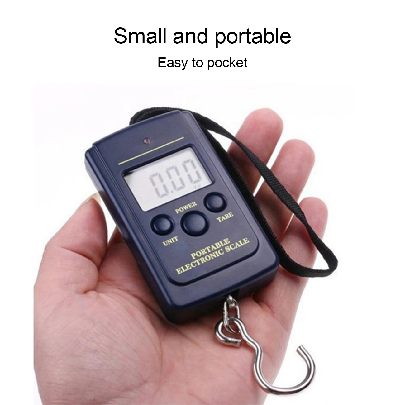 Mini Digital Scale for Fishing Luggage Travel Weighting Steelyard Hanging Electronic Hook Scale Kitchen Weight Tool
Mini Digital Scale for Fishing Luggage Travel Weighting Steelyard Hanging Electronic Hook Scale Kitchen Weight Tool